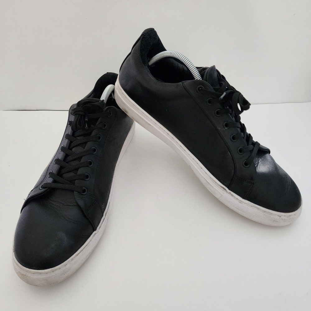 Thursday‎ Premier Everyday Black Leather Low Top Sneakers Mens Shoes Size 12